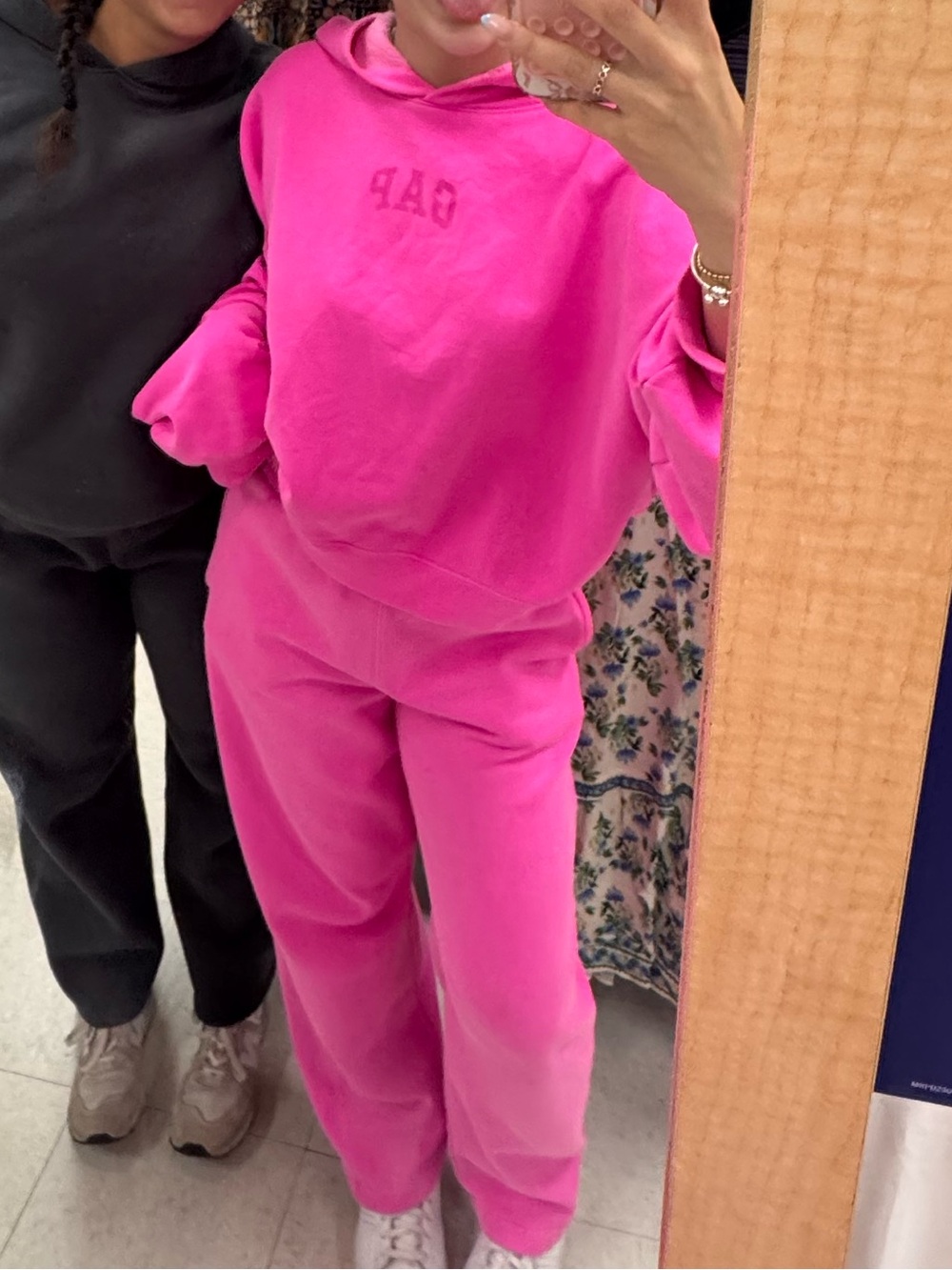GAP Bright Pink Sweatshirt and Jogger Set